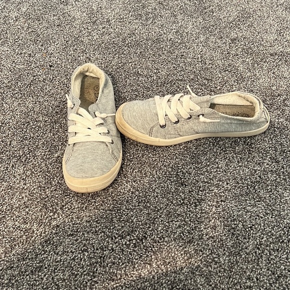 Womens grey canvas slip on sneakers size 7 - Picture 9 of 12